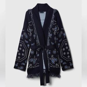 Gap Oversized Fringe Shawl Cardigan M/L